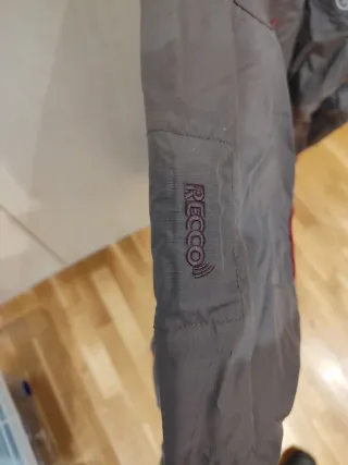 Chaqueta Quechua Talla L Gris/Roja