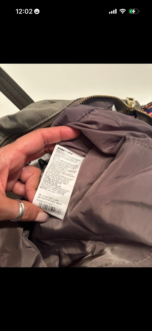 Bolso Bimba y Lola Gris