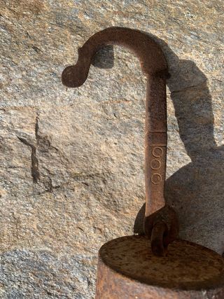 Báscula romana antigua