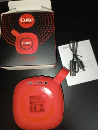 Altavoz Bluetooth Coca-Cola Rojo
