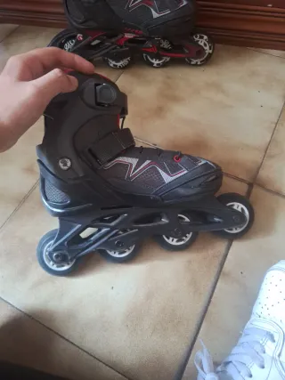 Patines en línea talla 35 y complementos