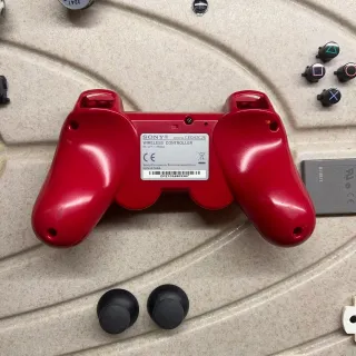Ricambi Controller PS3 Rosso Originale Sony