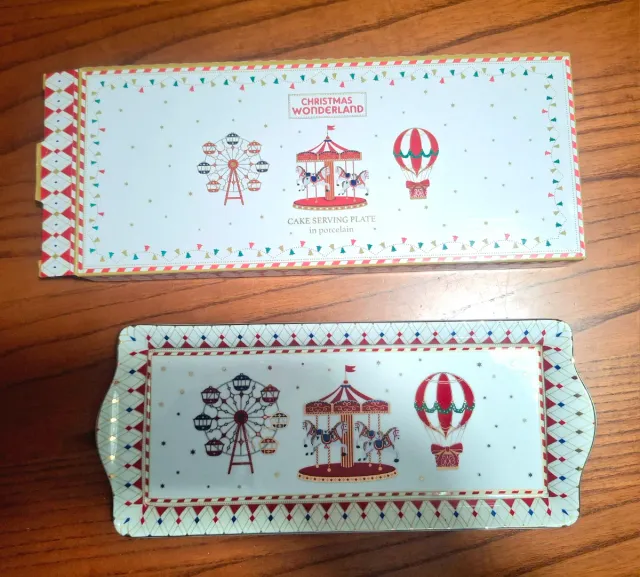 Vassoio porcellana Christmas Wonderland Easy Life