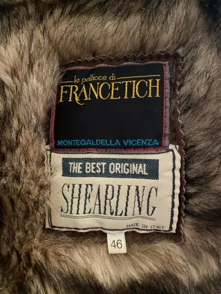 Pelliccia in francetich marrone Shearling