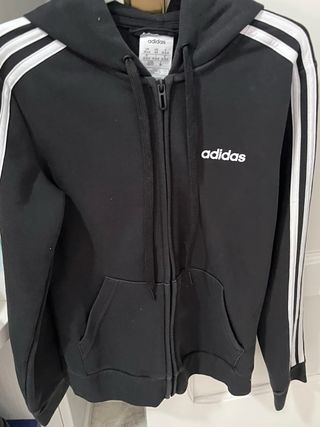 Chaqueta Adidas con cremallera y capucha