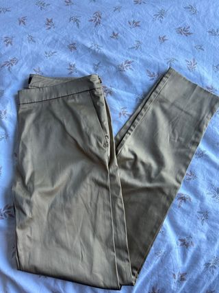 Pantalón de vestir mujer dorado