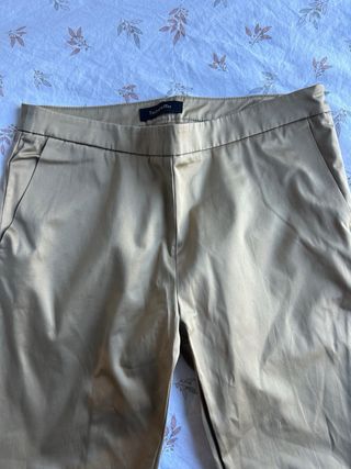 Pantalón de vestir mujer dorado