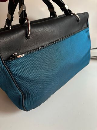Bolso Bimba y Lola Negro y Turquesa
