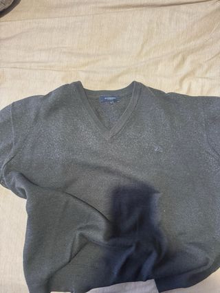 Jersey Burberry Gris V-Neck