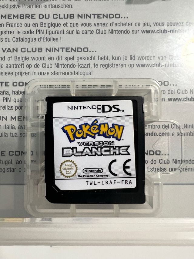 Pokemon Version Blanca / Blanche con caja y manual