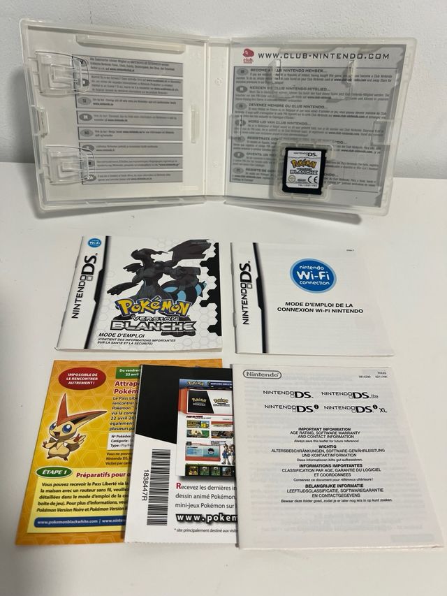 Pokemon Version Blanca / Blanche con caja y manual