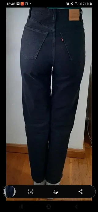 Pantalón tejano negro Levi's Strauss