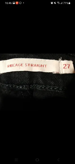 Pantalón tejano negro Levi's Strauss