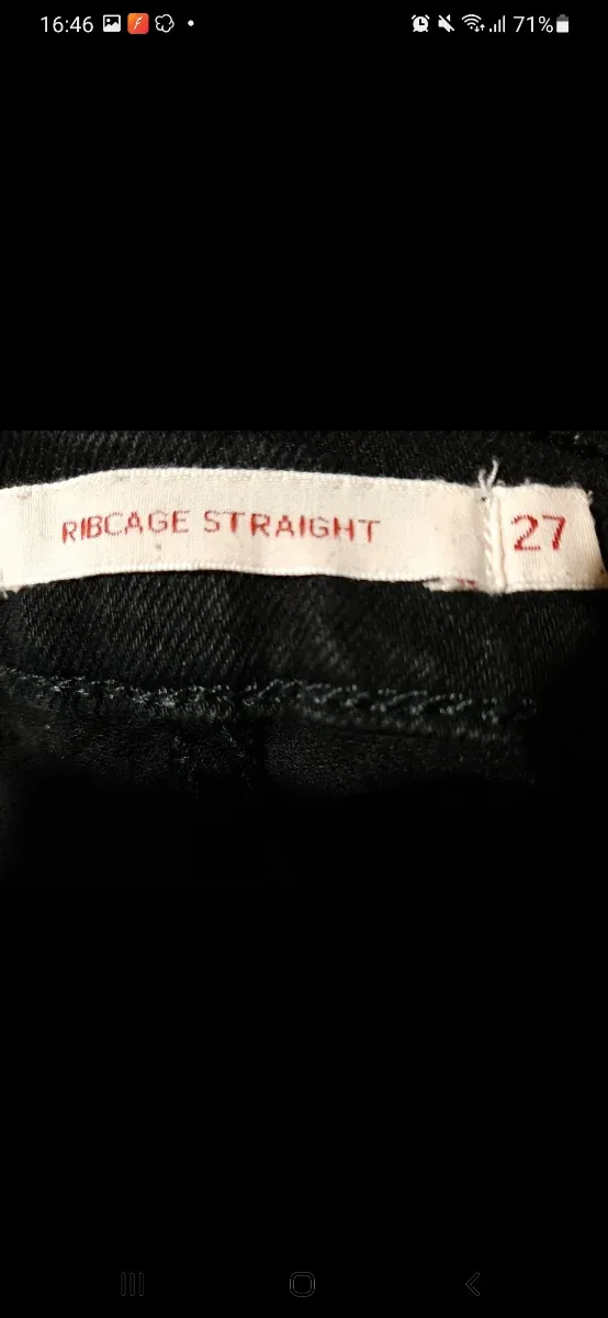 Pantalón tejano negro Levi's Strauss