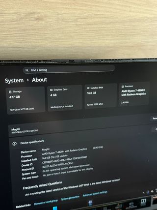 Portátil Asus ROG Strix G513IH