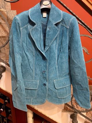 Giacca scamosciata donna vintage