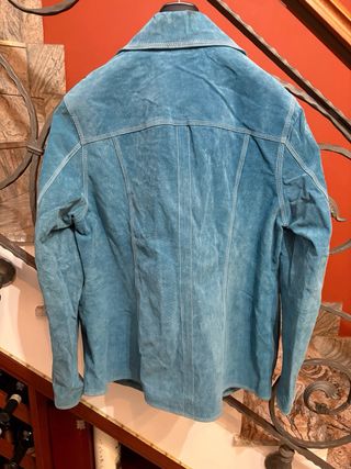 Giacca scamosciata donna vintage