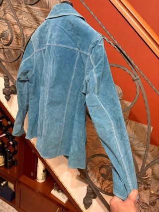 Giacca scamosciata donna vintage