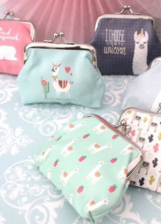 Lote 16 monederos llama nuevos