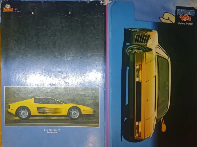 4 Carpetas Coches Míticos Años 90