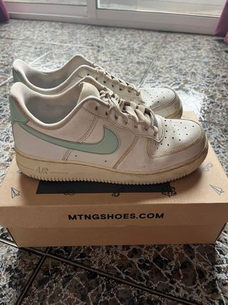 Zapatillas Nike Air Force 1 Blanco/Verde Menta