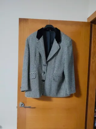 Americana Vintage Cuello Terciopelo