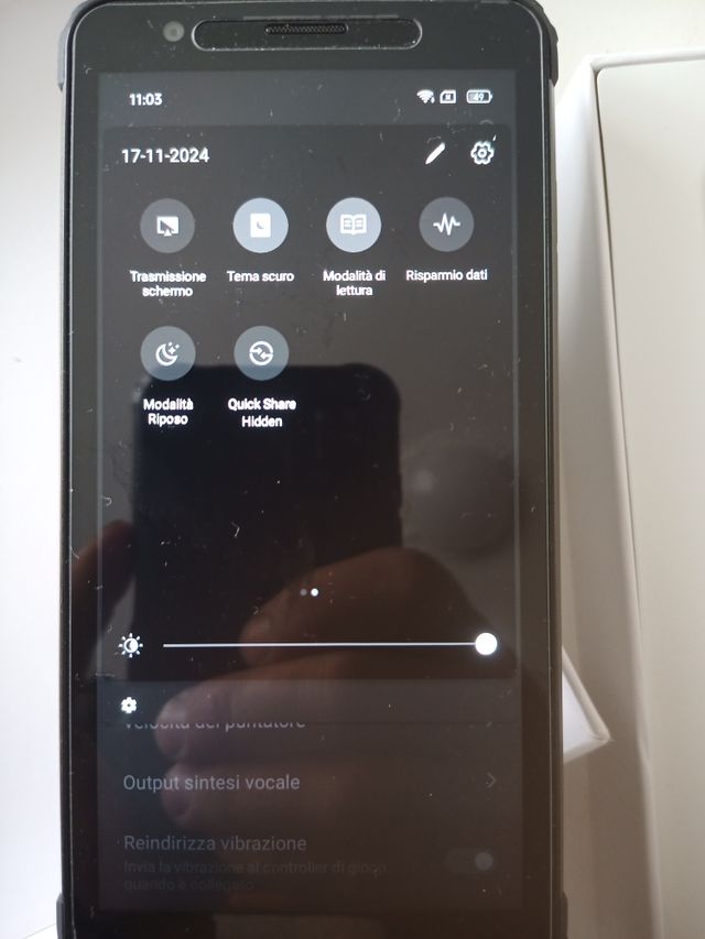 Blackview BV6600E smartphone nero