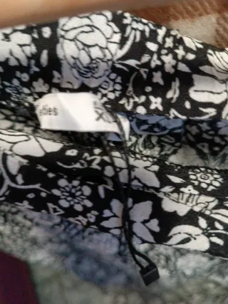 Falda larga estampada floral