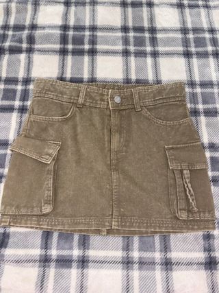 Falda vaquera cargo niña talla 9-10 años