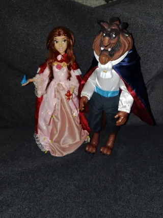 Set di bambole Disney La Bella e la Bestia