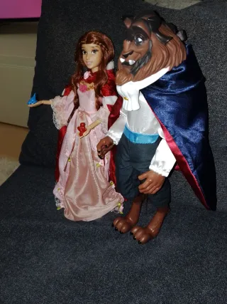 Set di bambole Disney La Bella e la Bestia