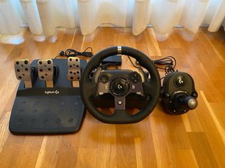 Volante Logitech G920 + Pedales + Cambio en H