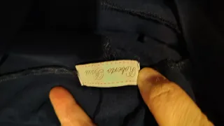 Pantalón palazzo azul marino T. 48/50