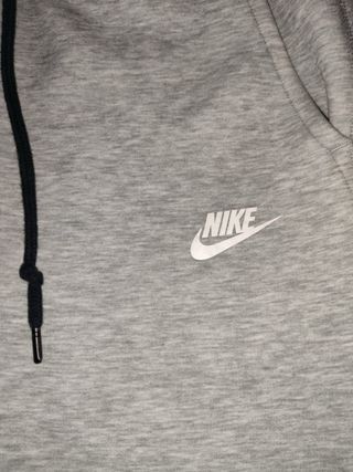 Conjunto Nike Tech Fleece Gris y Negro Talla M