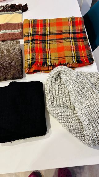 Lote de 6 fulares y pañuelos