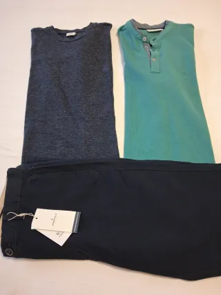 Pantalón T38 y polo y camiseta T S