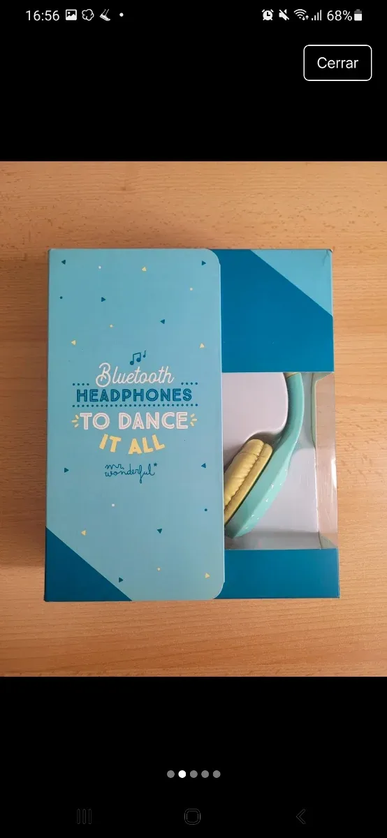 Auriculares Inalámbricos Mr. Wonderful Azul/Amaril