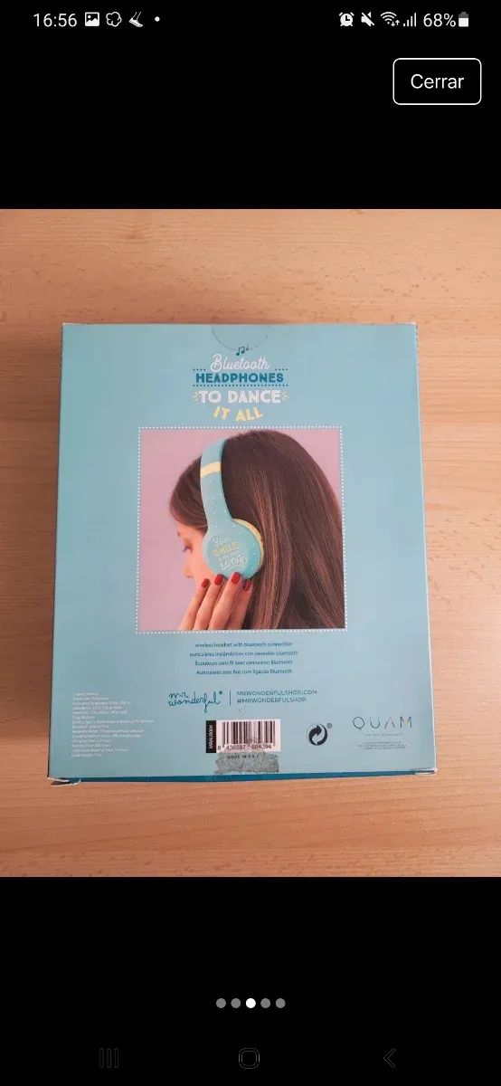 Auriculares Inalámbricos Mr. Wonderful Azul/Amaril