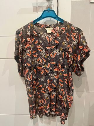 Camisa H&M Estampada Talla S