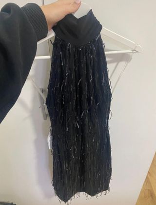 Vestido negro Oh Juliette con brillos