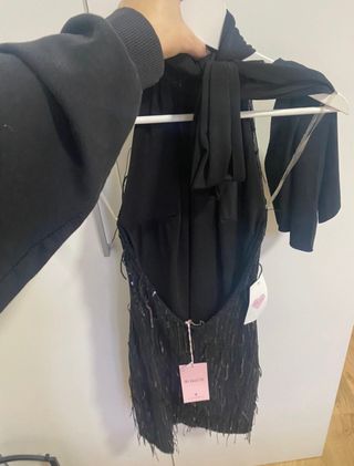 Vestido negro Oh Juliette con brillos