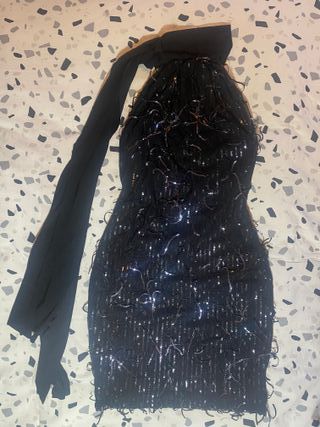 Vestido negro Oh Juliette con brillos