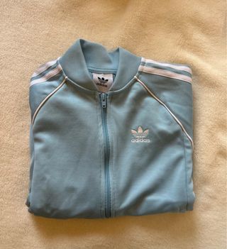 Chaqueta Adidas Azul y Blanca