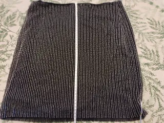 Falda mini fiesta Máxdutt negra y plateada