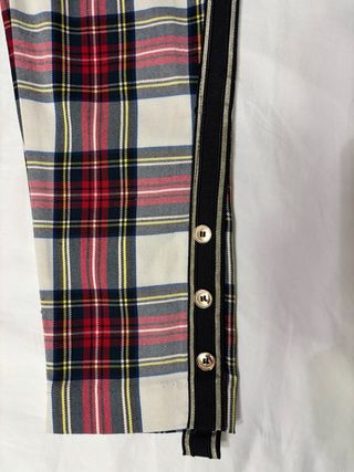 Pantalón Pirata Cuadros Escoceses