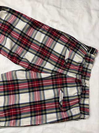 Pantalón Pirata Cuadros Escoceses