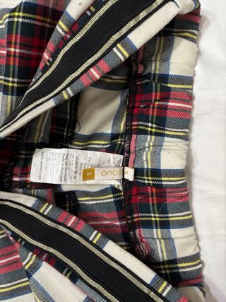 Pantalón Pirata Cuadros Escoceses