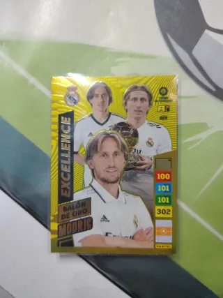 Carta Modric Balón de Oro Excellence(con plástico)