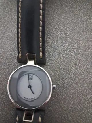 Orologio Carlo Maroni Vintage Pelle Nera