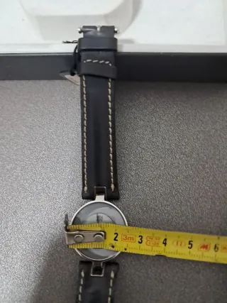 Orologio Carlo Maroni Vintage Pelle Nera